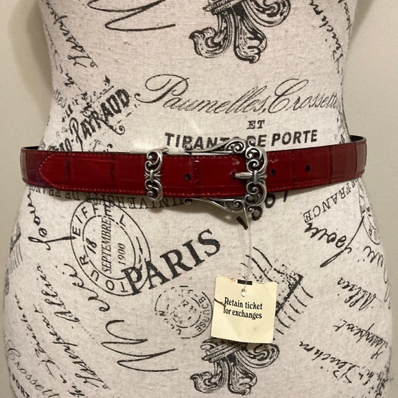 Brighton Accessories - Brighton vintage NWT croc embossed reversible belt SzM/30